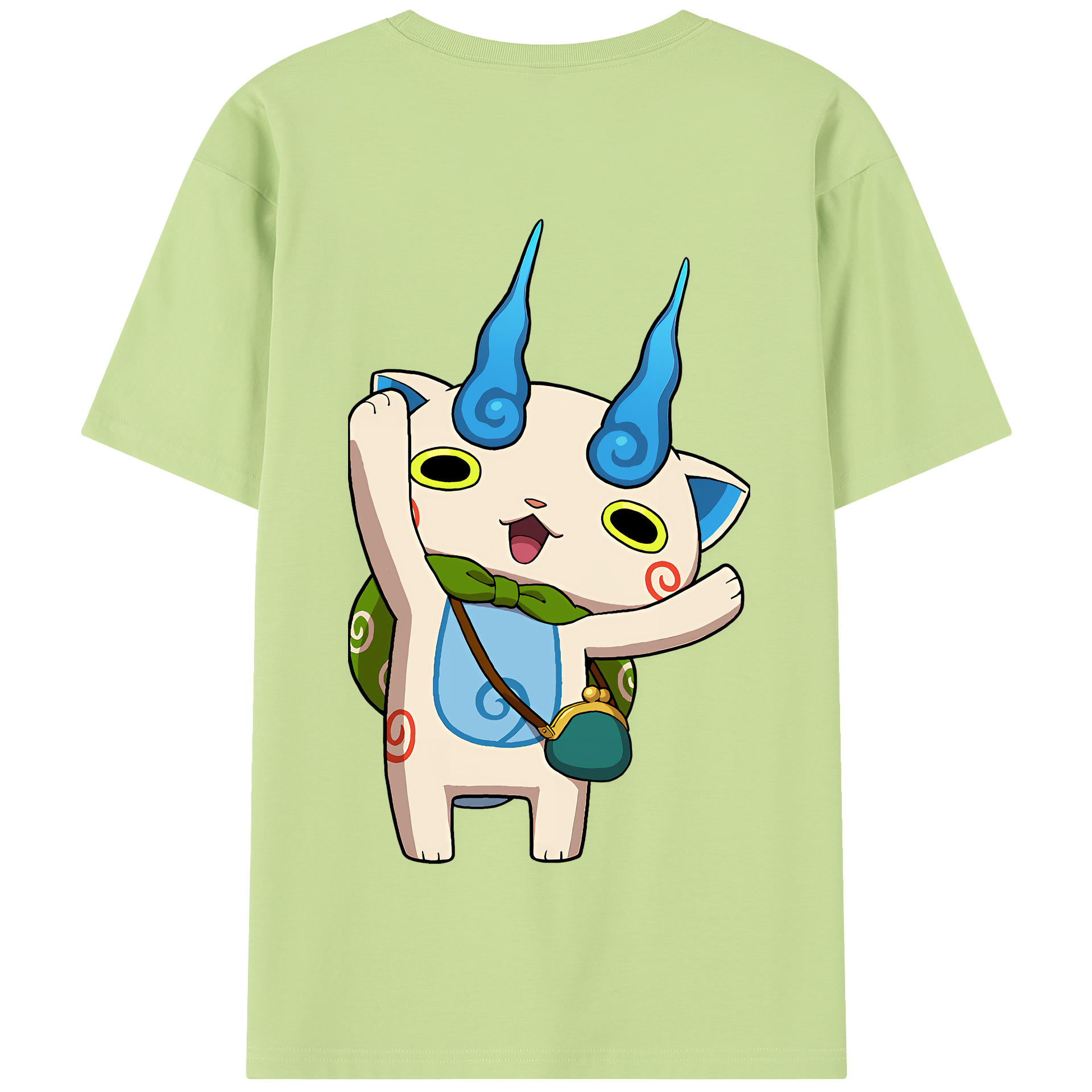 （画像用） 妖怪ウォッチ Yo-kai Watch 綿100％半袖Tシャツ（背面プリント）